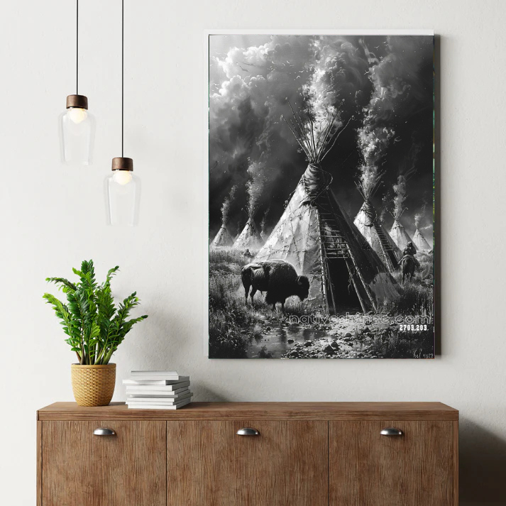 Native Buffalo Canvas
