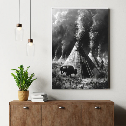 Native Buffalo Canvas