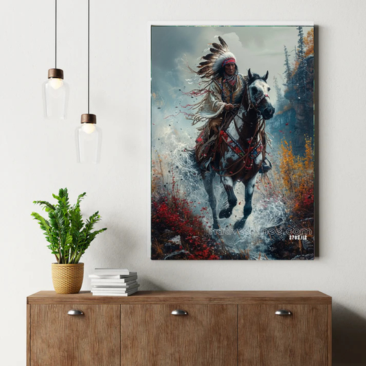 Spirit of the Wild Frontier Canvas