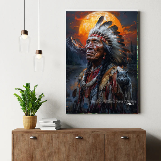 Spirit of the Moon Guardian Canvas