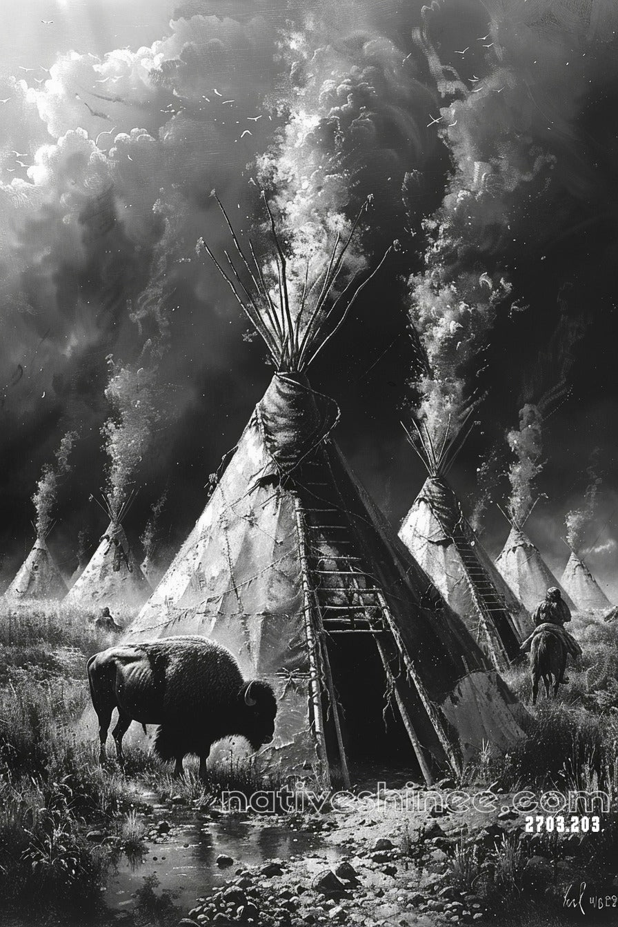 Native Buffalo Canvas