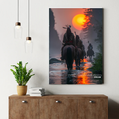 Warriors of the Dawn Canvas