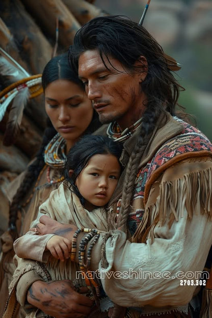 The Family's Embrace Canvas