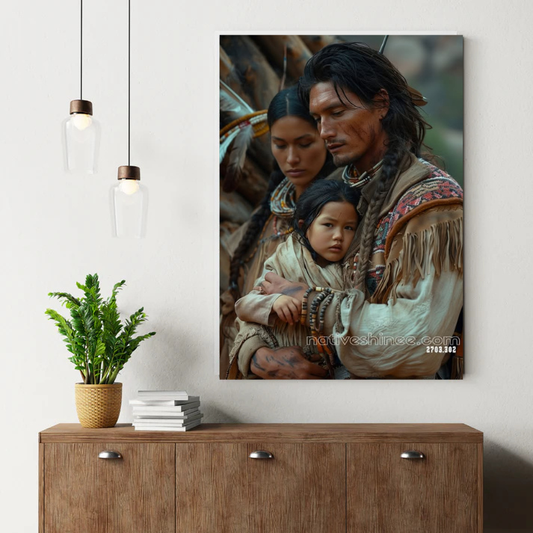 The Family's Embrace Canvas