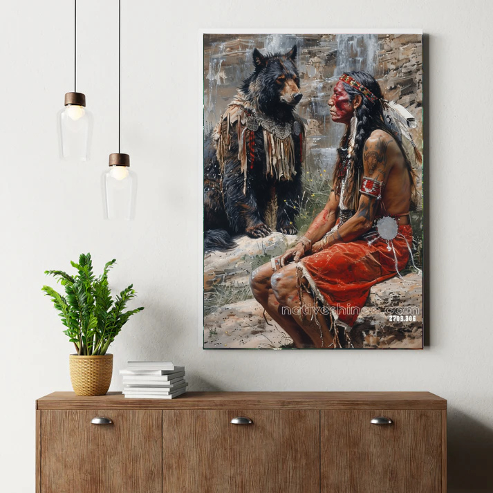Bear Spirit Companion Canvas