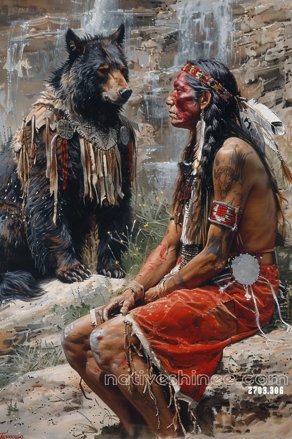 Bear Spirit Companion Canvas