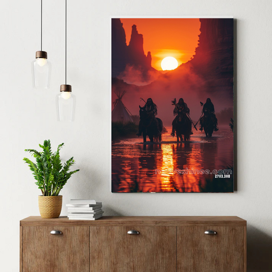 Sunset Riders Canvas