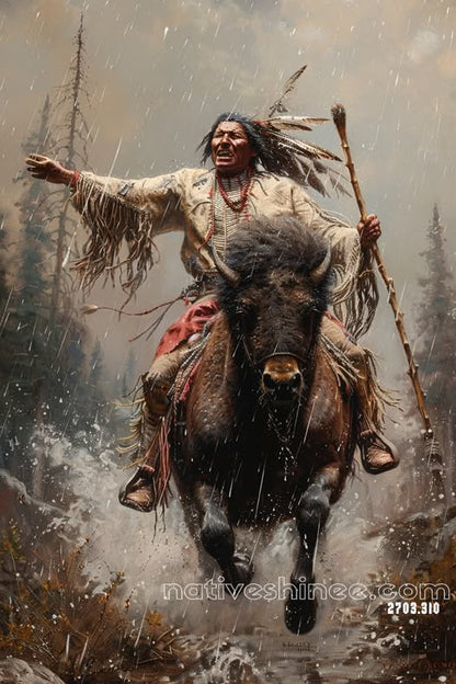 Rider of the Storm Canvas