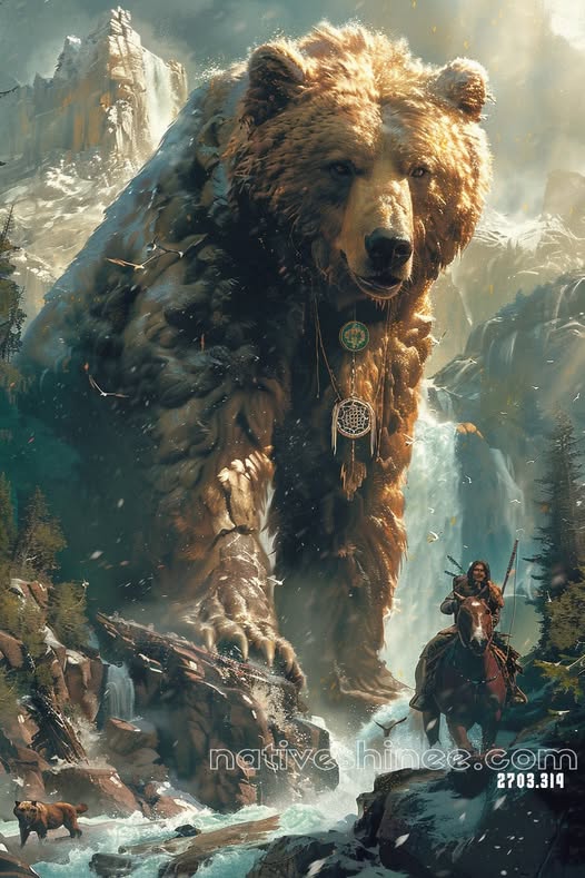 Spirit of the Mountain Guardian Canvas