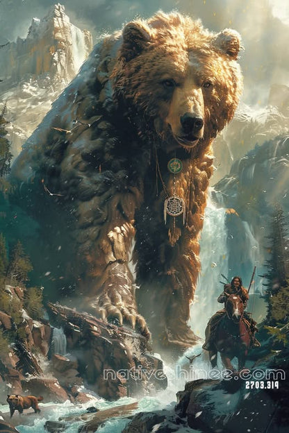 Spirit of the Mountain Guardian Canvas