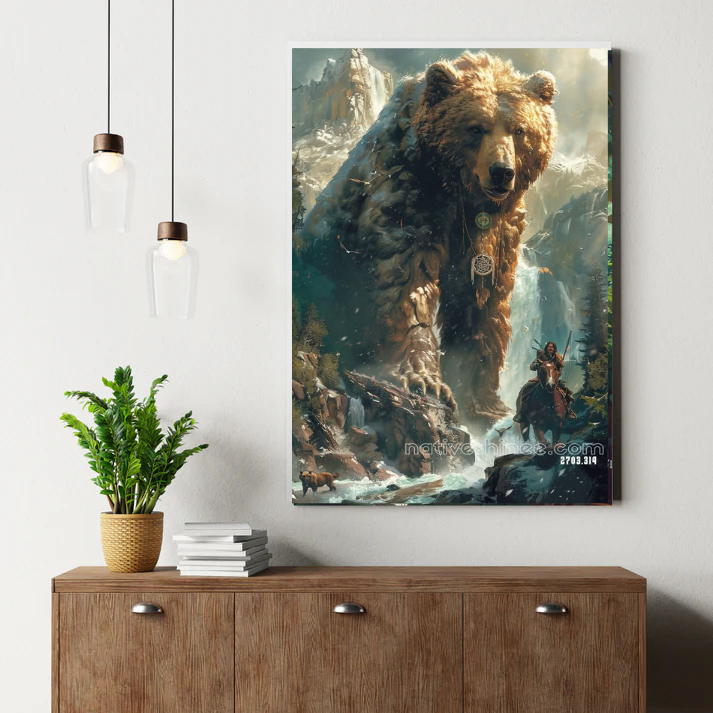 Spirit of the Mountain Guardian Canvas