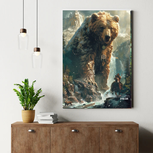 Spirit of the Mountain Guardian Canvas