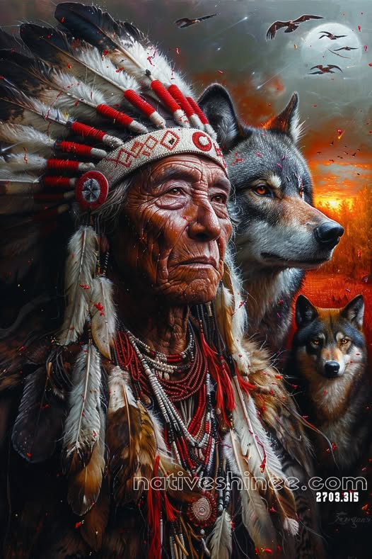 Warrior of the Winter Canvas