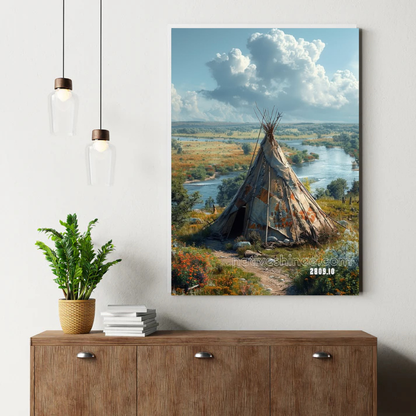 The Home of the Plains Canvas