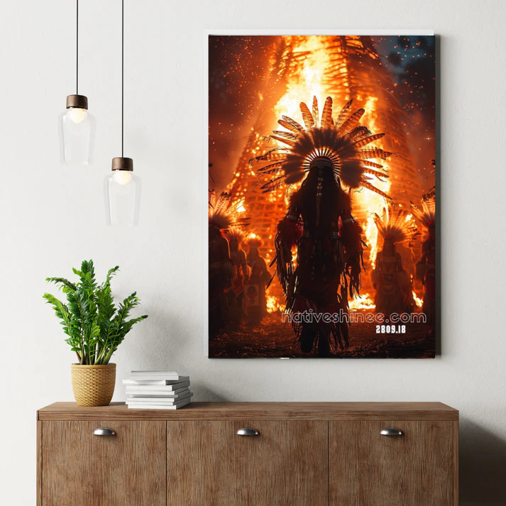 Fire of the Ancestors Canvas