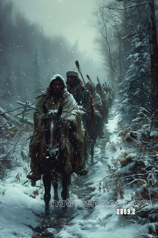 The Long Winter March Canvas