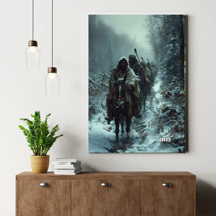 The Long Winter March Canvas