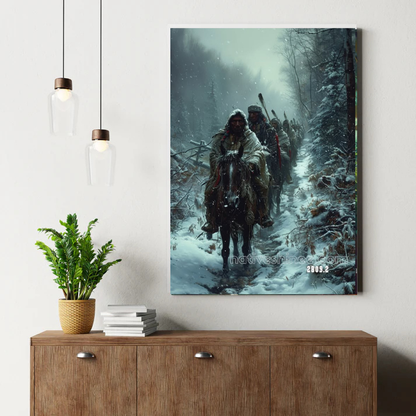 The Long Winter March Canvas