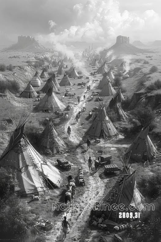 The Great Plains Encampment Canvas