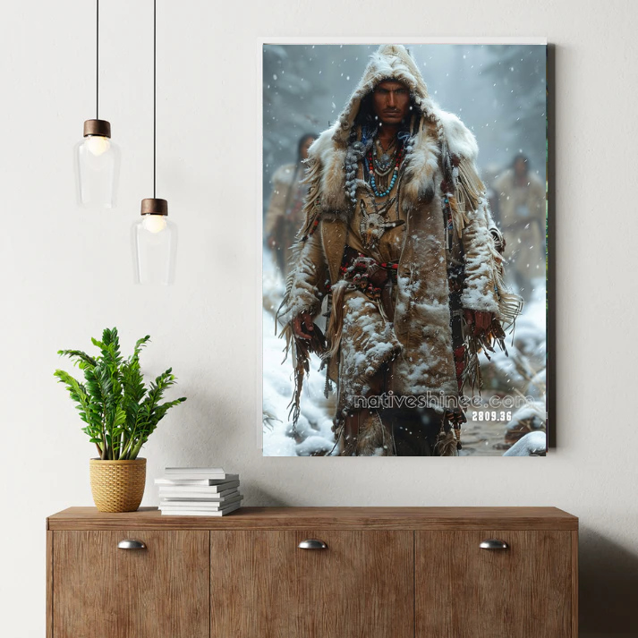 Warrior of the Winter Canvas