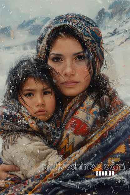 Winter’s Embrace Canvas