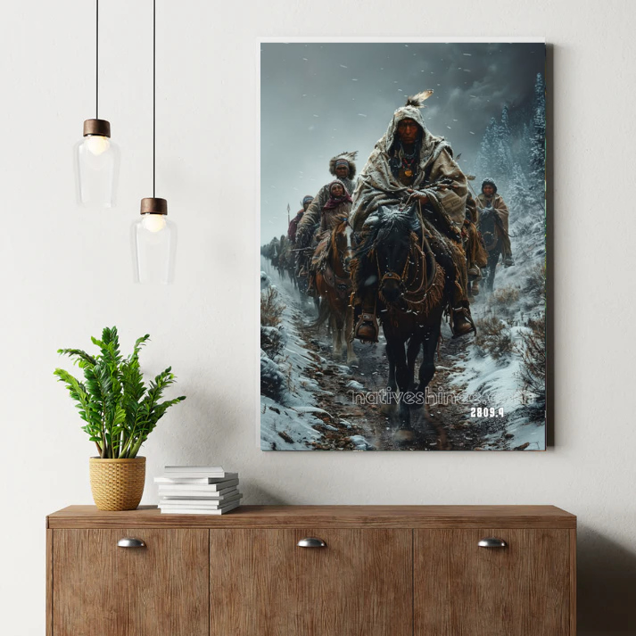 The Winter Trail Canvas