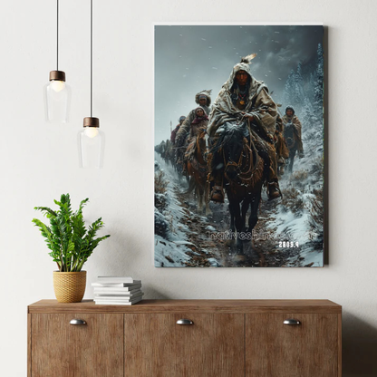 The Winter Trail Canvas