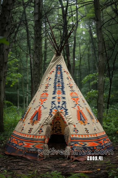 The Silent Tipi Canvas