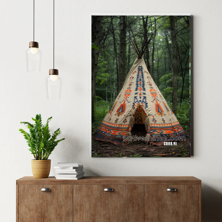The Silent Tipi Canvas
