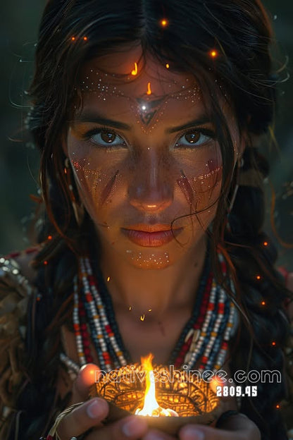 Flame of the Ancestors Canvas