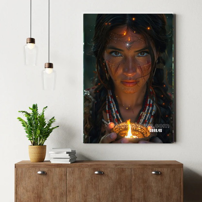 Flame of the Ancestors Canvas