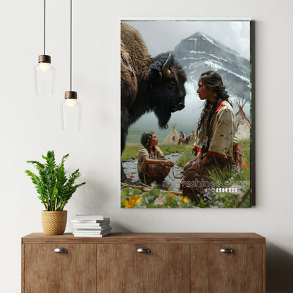 Spirit of the Buffalo Plains Canvas