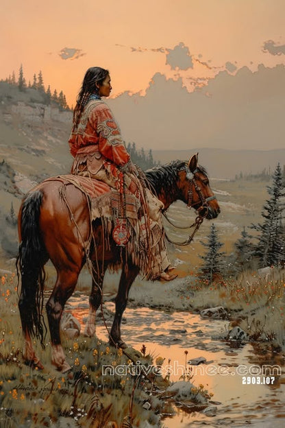 Trail of the Golden Stream Canvas