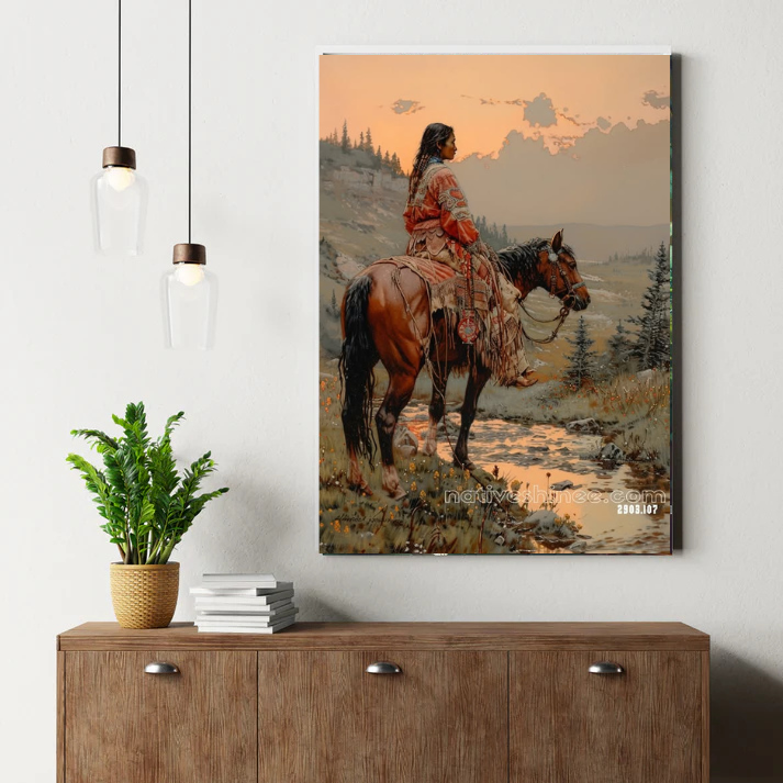 Trail of the Golden Stream Canvas