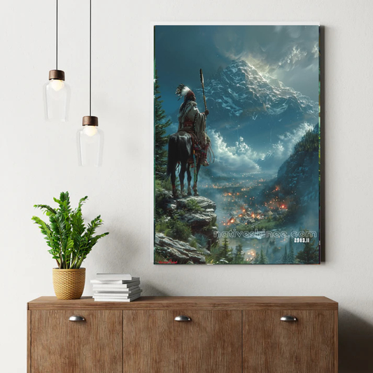 The Watchman of the Peaks Canvas
