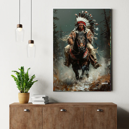 The Thundering Charge Canvas