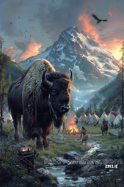 Spirit of the Great Buffalo Canvas