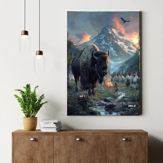 Spirit of the Great Buffalo Canvas