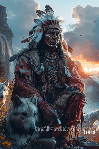 Elder of the Wolves Canvas