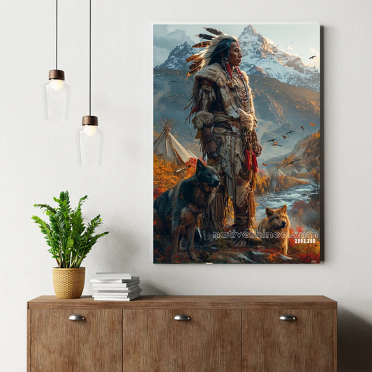 Highland Howl Canvas