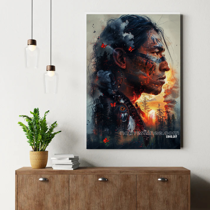 Spirit of the Fiery Dawn Canvas