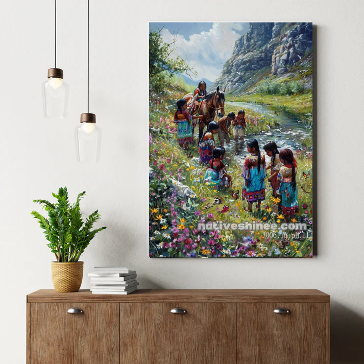 Scout of the Canyon Sun Canvas