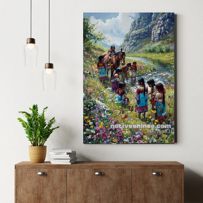 Scout of the Canyon Sun Canvas