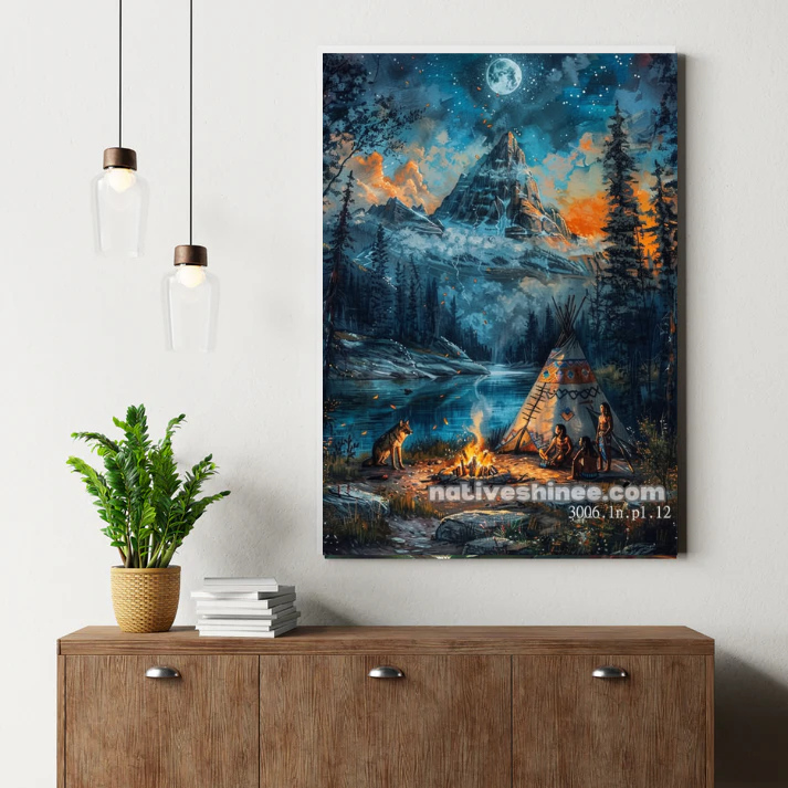 Eagle’s Watch on the Hill Canvas