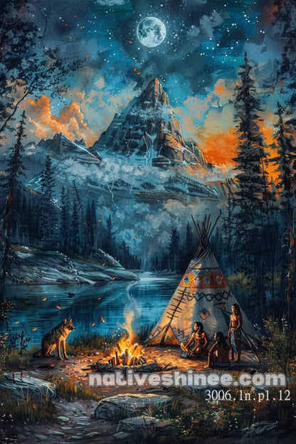 Eagle’s Watch on the Hill Canvas