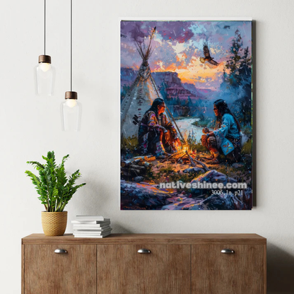 Whispers of the Firelight Canvas