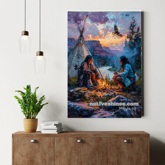 Whispers of the Firelight Canvas