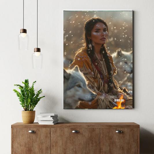 Harvest Moon Gathering Canvas