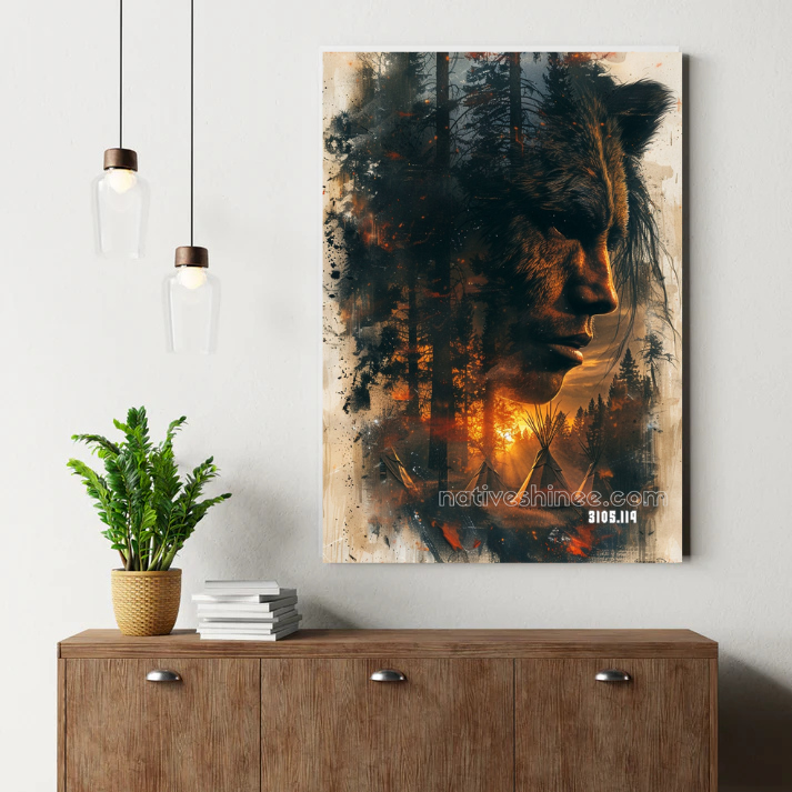 Echoes of the Thunder Plains Canvas