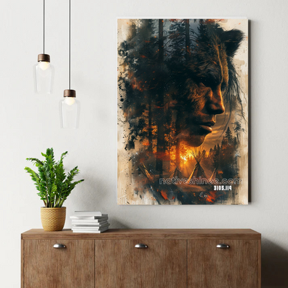 Echoes of the Thunder Plains Canvas